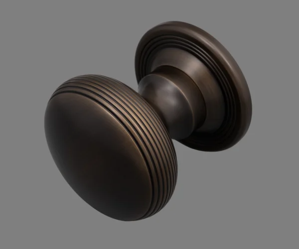 Burnished Bronze finish on the Beardmore CD1003 Centre Door Knob
