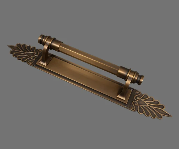 Antique Brass finish on our Beardmore NCCPH1003 Door Pull Handle.