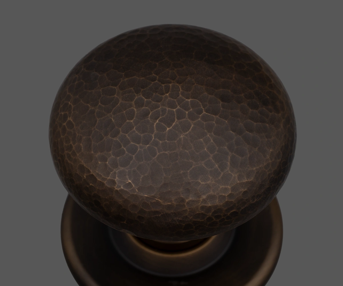 Burnished Bronze finish on the Beardmore NCC1267 Door Knob
